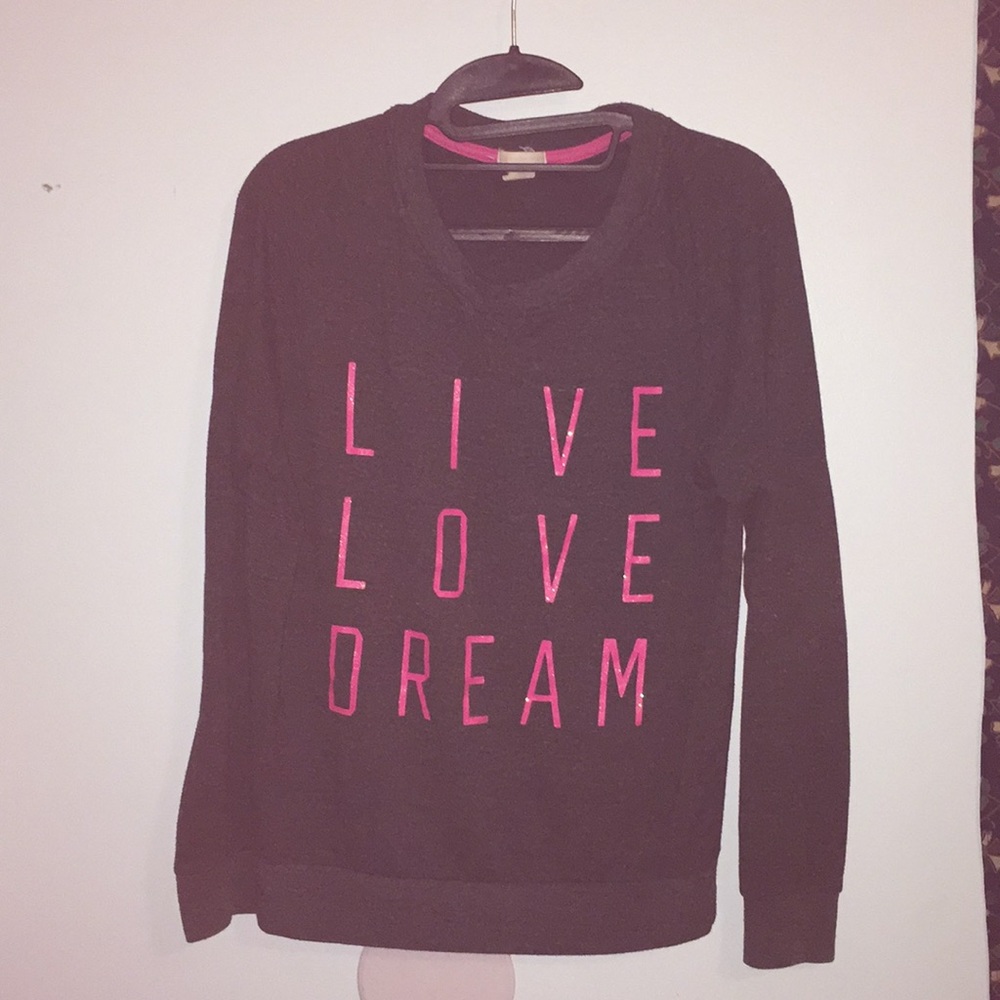 Live love dream sweater
